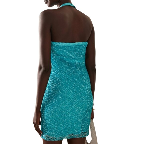 Diotima - Exclusive Queen Mini Dress In Sequin Size XS New - Picture 4 of 10